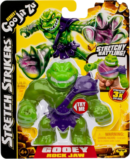 [630996428450] Heroes of Goo Jit Zu Stretch Strikers Hero Pack-Gooey Rock Jaw