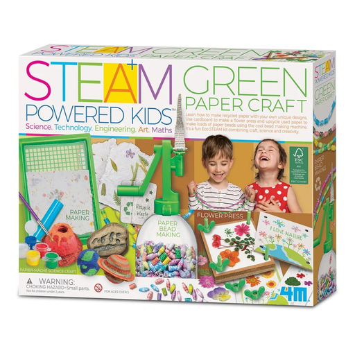 [4893156055422] 4M STEAM Education Green Paper Craft Kit