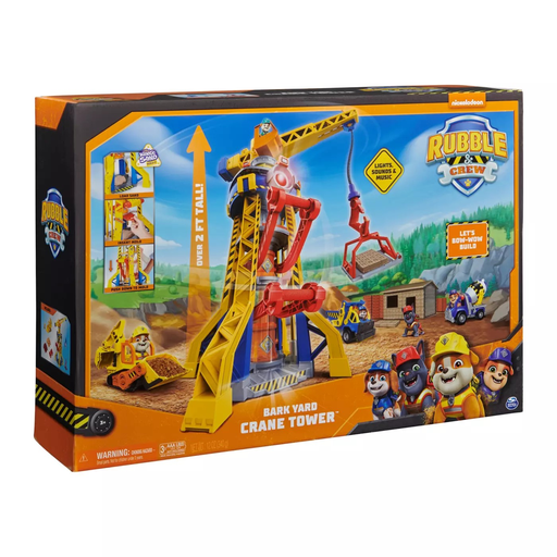 [778988486221] Paw Patrol Rubble n Crew Bark Yard Crane Tower Playset