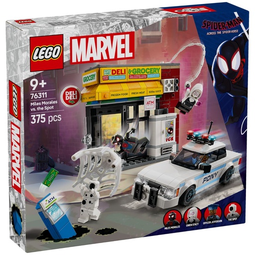 [5702017817842] LEGO 76311 Marvel Spider Verse Miles Morales vs The Spot