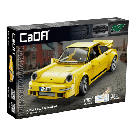 [6948061929318] CaDA RUF CTR 2017 Yellowbird RC Car C51079W