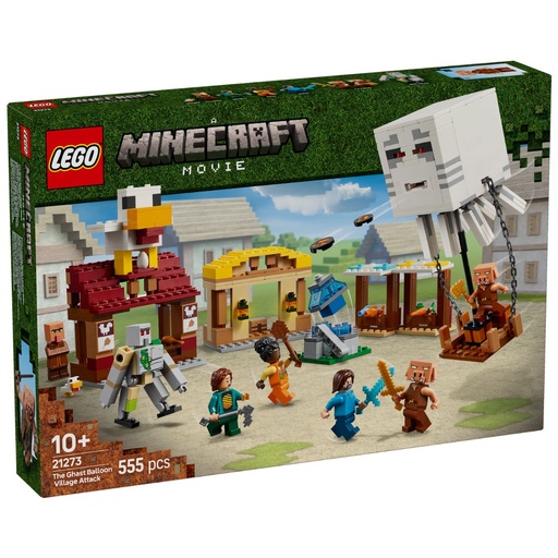 [5702017815473] LEGO 21273 Minecraft The Ghast Balloon Village Attack