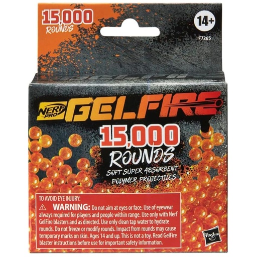 [195166193052] NERF Gelfire Pro Refill