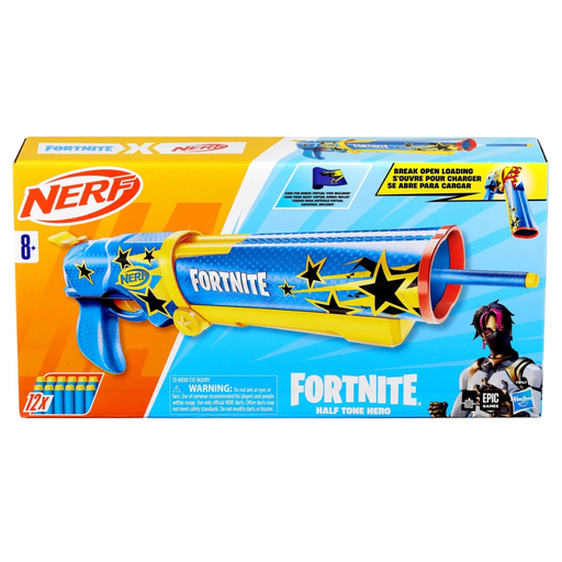 [195166249605] NERF Fortnite Half Tone Hero Dart Blaster