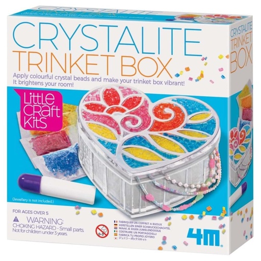 [4893156047687] 4M Little Craft Crystalite Trinket Box