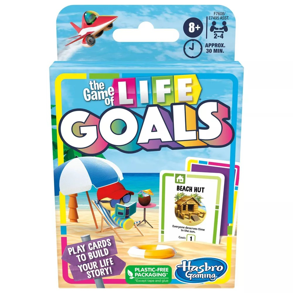 Hasbro The Game Of Life Goals Card Game