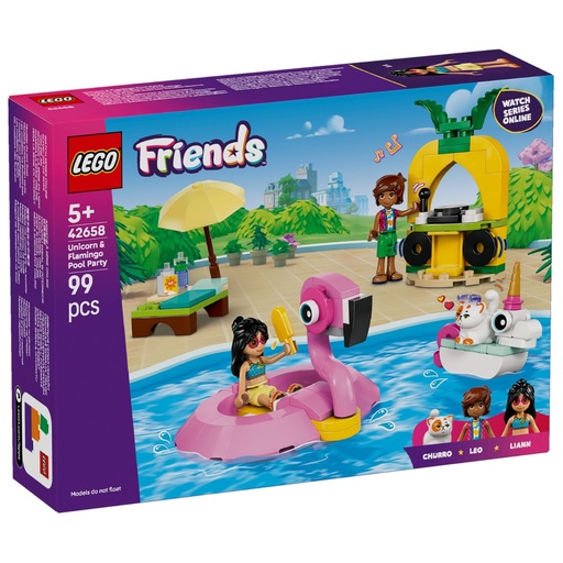 [5702017815251] LEGO 42658 Friends Unicorn N Flamingo Pool Party