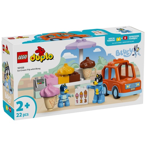 [5702017816739] LEGO 10458 DUPLO Bluey Ice Cream Trip with Bluey