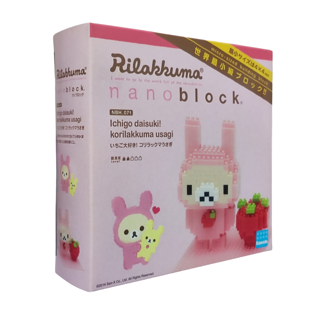 Nanoblock Korilakkuma Rabbit &amp; Strawberry