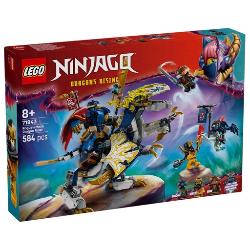 [5702017815763] LEGO 71843 NINJAGO Rogue’s Mech Dragon Rider