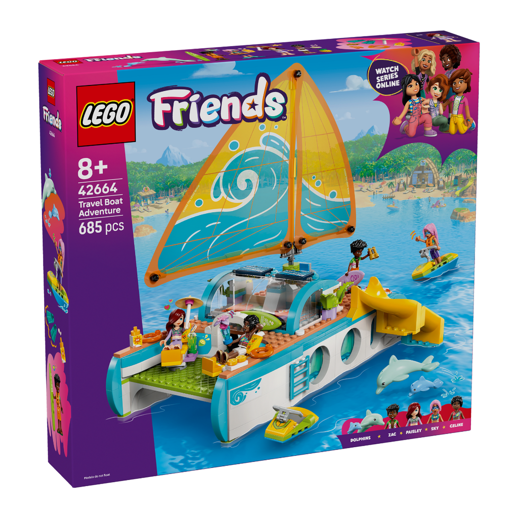 LEGO 42664 Friends Travel Boat Adventure