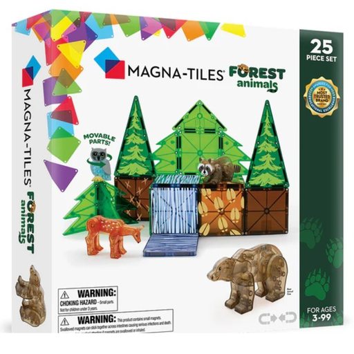 [850025176101] Magna Tiles Forest Animals 25 Pc Set