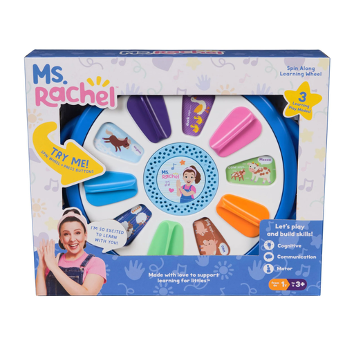 [681147074811] Ms Rachel Spin n Sing Learning Wheel