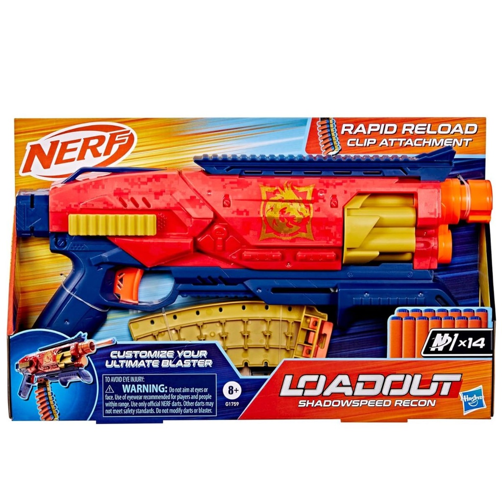 NERF Loadout Shadowspeed Recon Blaster