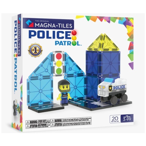 [850025176484] Magna Tiles Police Patrol