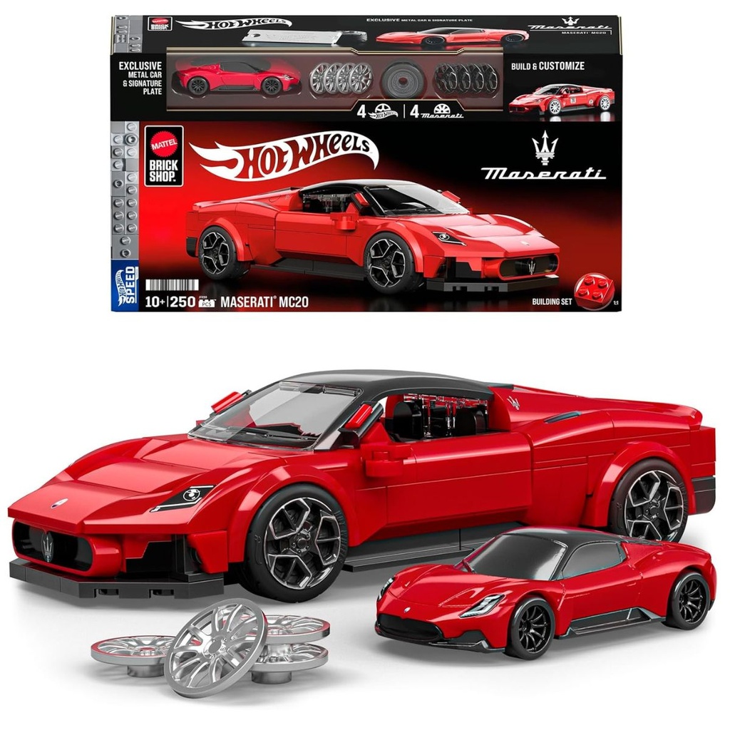 Hot Wheels Maserati MC20 Building Set