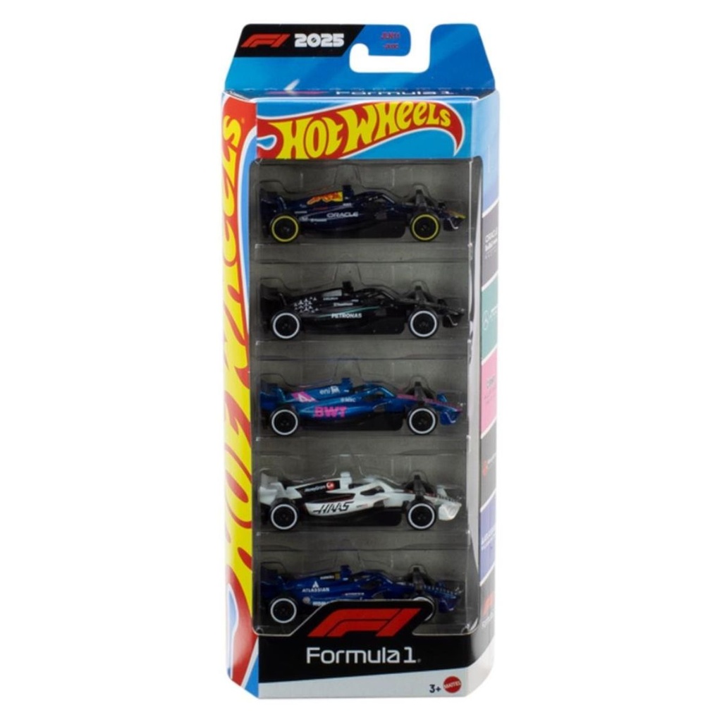 Hot Wheels Formula 1 5 Car Pack