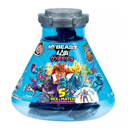 [630996249109] MrBeast Lab Hybrids Figure 5 Pack Hyper Fusion Lab