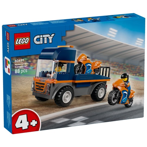[5702018056608] LEGO 60491 City Motorcycle Transporter