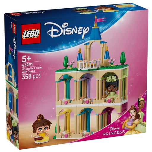 [5702018066799] LEGO 43291 Disney Princess Mini Belle &amp; Tiana with Castle