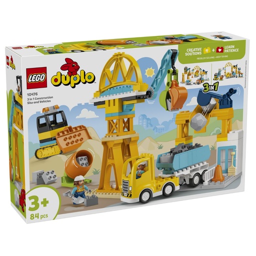 [5702018056554] LEGO 10476 DUPLO 3 in 1 Construction Site and Vehicles