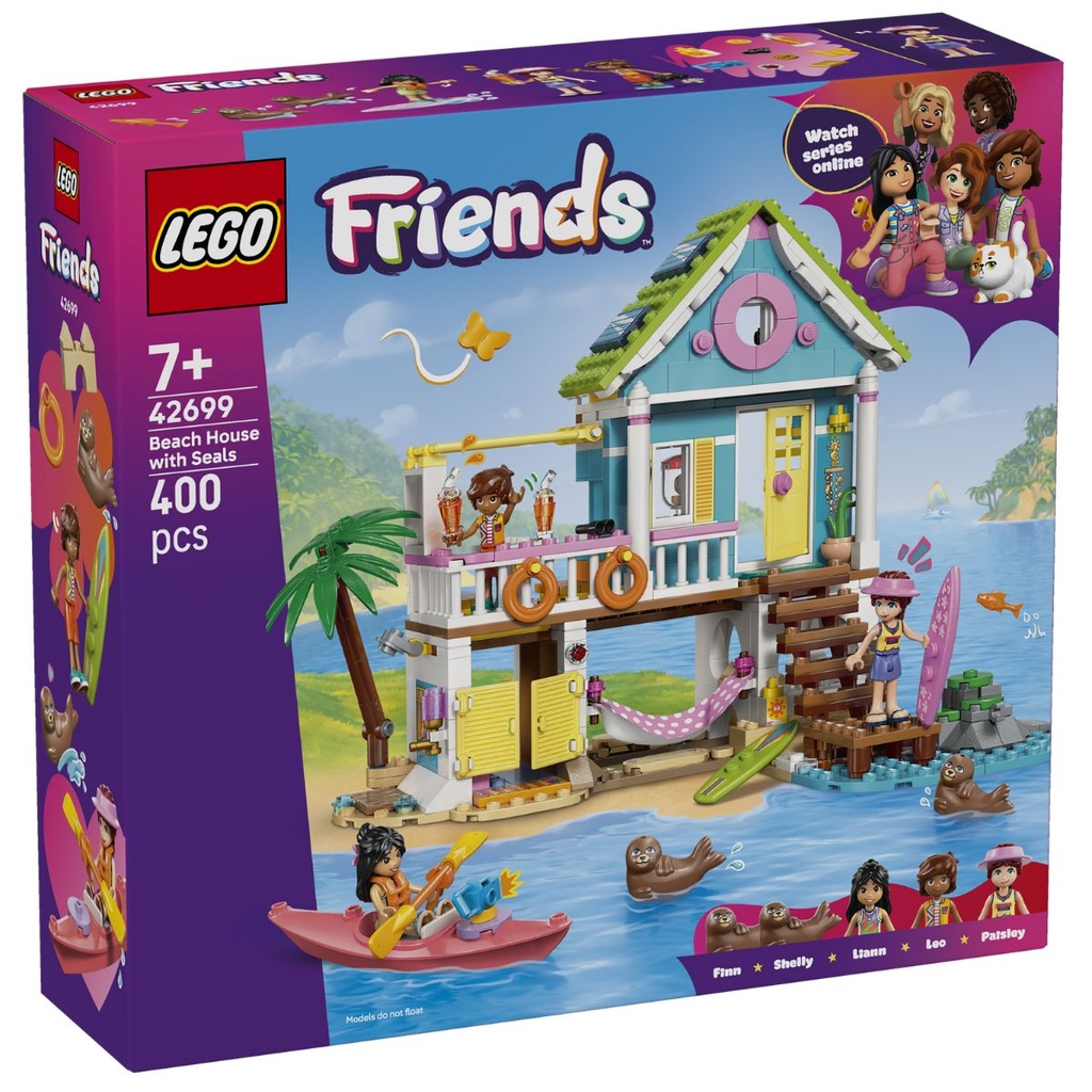 LEGO 42699 Friends Beach House with Seals