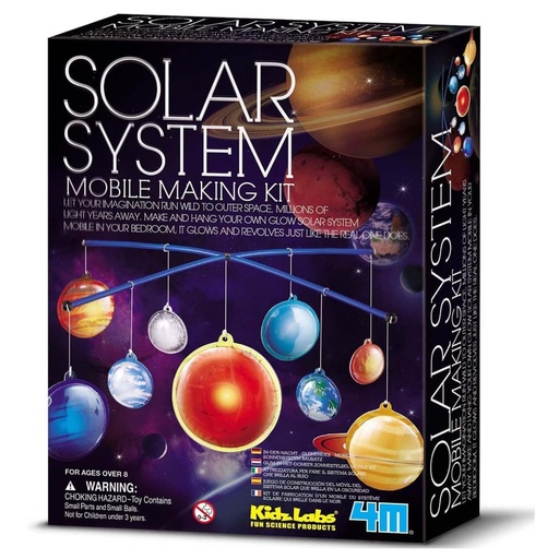 [4893156032256] 4M Solar System Mobile Making Kit
