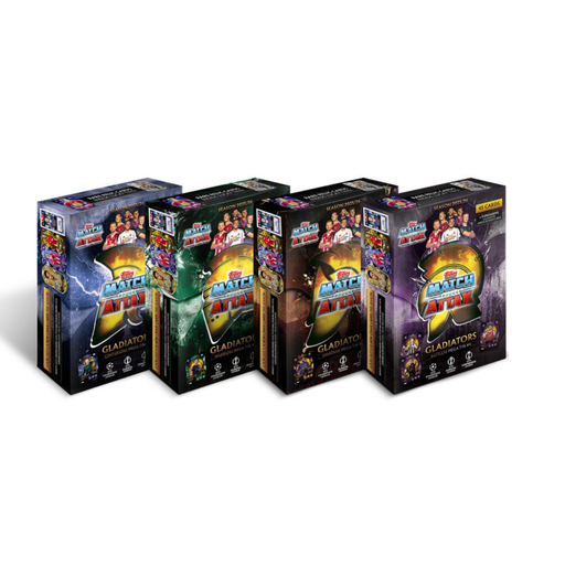 [5053307076969-4] Topps Match Attax Champions League 2025/26 Mega Tin-Bundle of 4