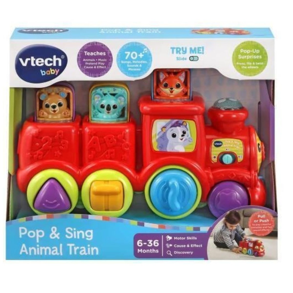 Vtech Pop N Sing Animal Train