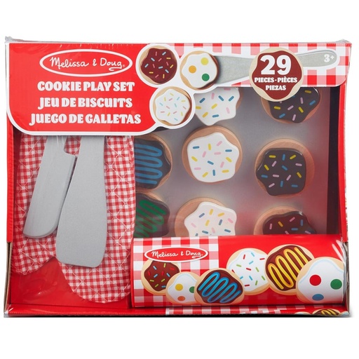 [681147005211] Melissa n Doug Wooden Slice n Bake Cookies Play Set