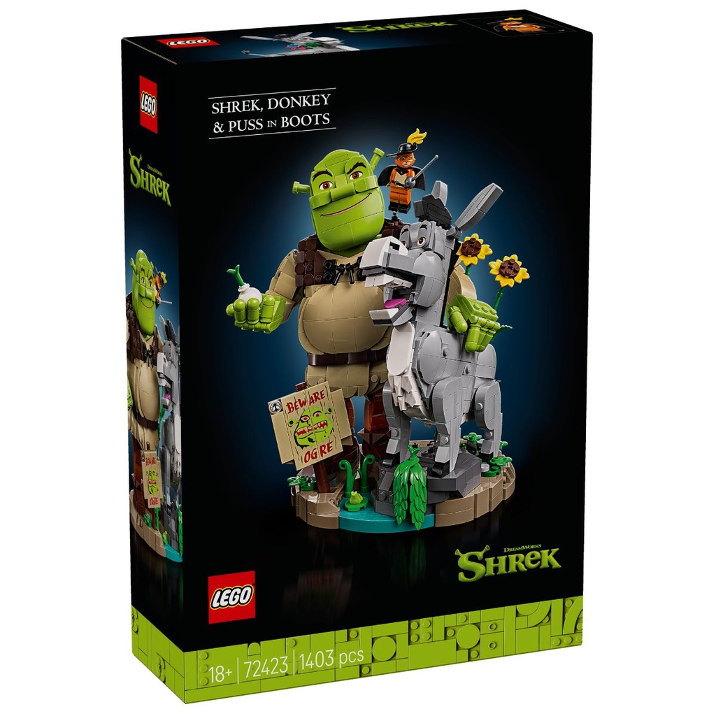 LEGO 72423 Shrek, Donkey N Puss in Boots