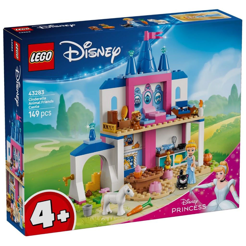 LEGO 43283 Disney Princess Cinderella Animal Friends Castle
