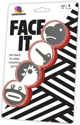 [847915180133] Face It The Black n White Matching Game