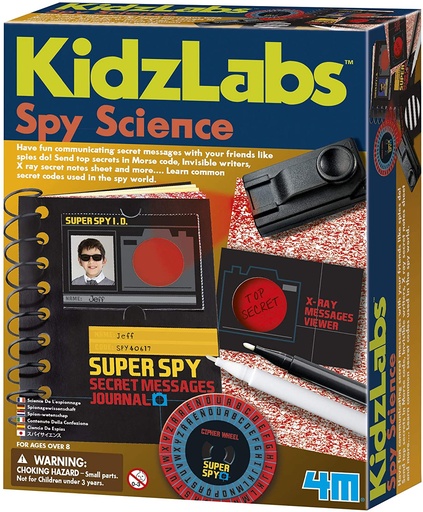 [4893156032959] 4M Spy Science Secret Messages Kit