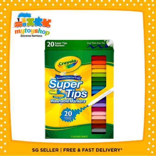 [071662081065] Crayola Super Tips 20ct Washable Markers