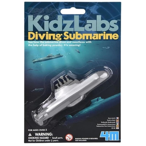 [4893156032126] 4M Kidzlab Mini Diving Submarine Experiment Kit