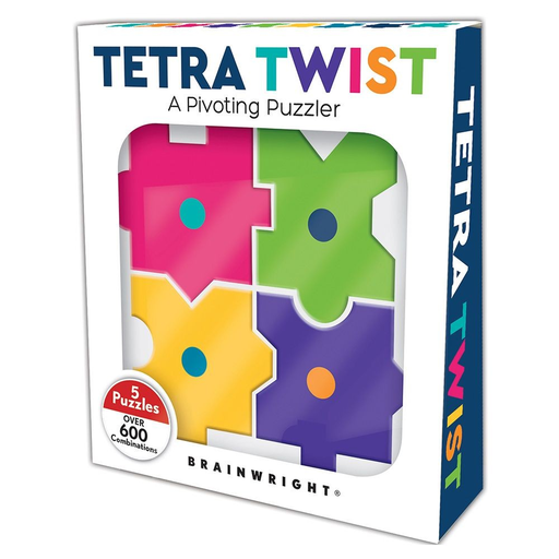 [847915183165] Brainwright Tetra Twist A Pivoting Puzzler