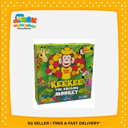 [2604143488-1670473761703-0] Blue Orange KeeKee The Rocking Monkey Game