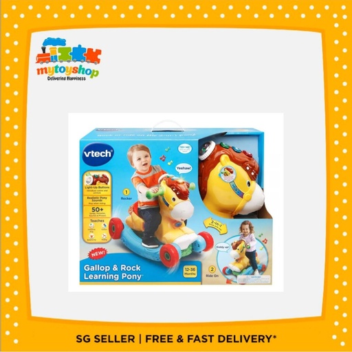 [3417761914007] VTech Gallop And Rock Learning Pony