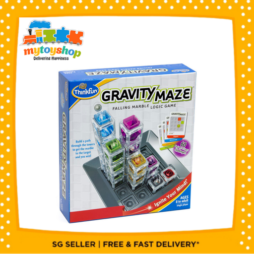 [019275010065,4005556763399] Thinkfun Gravity Maze Falling Marble Logic Game