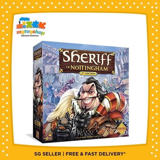 [889696010063,889696011367] Sheriff of Nottingham 2nd Edition Board Game