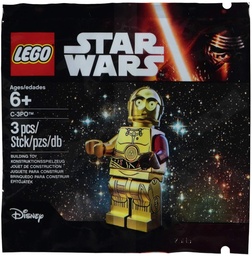[673419242455] LEGO Star Wars C-3PO Minifigure In PolyBag