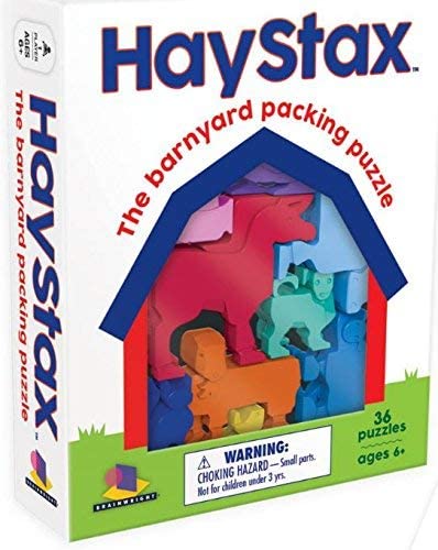 [0847915183110] Gamewright Hay Stax The Barnyard Packing Logic Puzzle