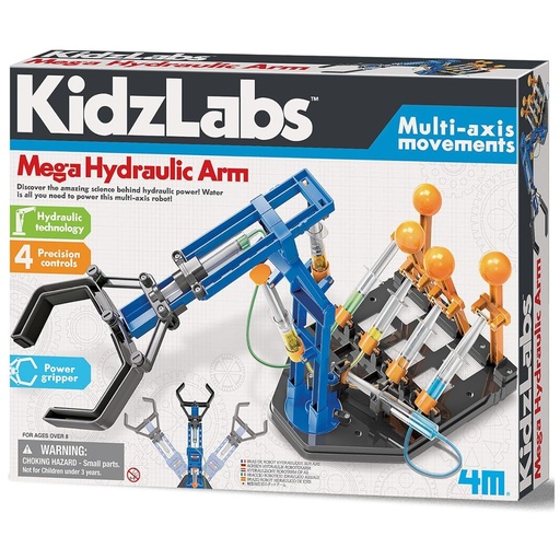 [4893156034274] 4M KidzLabs Mega Hydraulic Arm