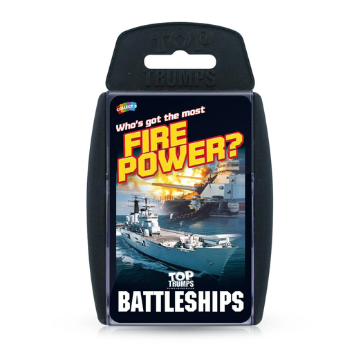 [885996002272,5036905044127] Top Trumps Battleships Card Game