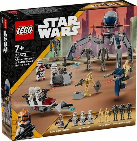 [5702017584317] LEGO 75372 Starwars Clone Trooper and Battle Droid Battle Pack