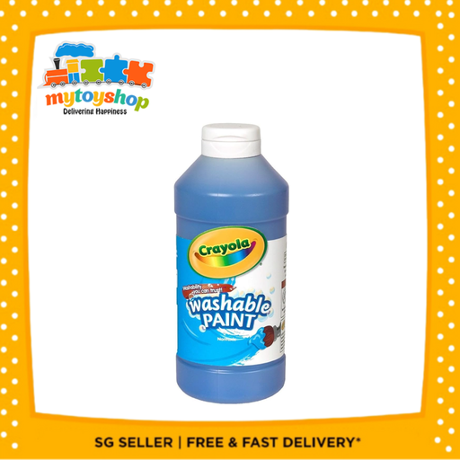 [071662592424] Crayola Washable Paint 16 oz. Blue