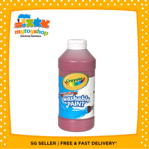 [071662592387] Crayola Washable Paint 16-oz. Red