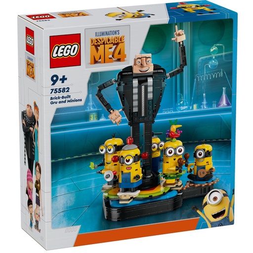 [5702017591483] LEGO 75582 Despicable Me Brick Built GRU and Minions