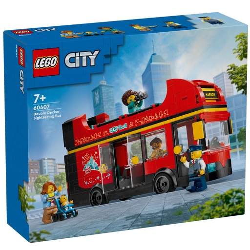 [5702017582894] LEGO 60407 City Red Double Decker Sightseeing Bus